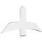 Ekena Millwork Bellingham Architectural Grade PVC Gable Bracket, 48"W x 22"H x 2"D x 6"F, 11/12 Pitch GBP048X22X0206BEL00 - alternate 1